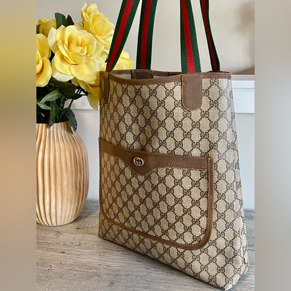 SOLD❌Authentic GUCCI Monogram Large tote bag - Picture 4 of 16